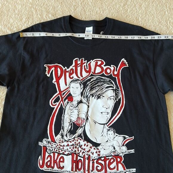 Pretty Boy Jake Hollister short sleeve shirt black size large - Picture 6 of 16